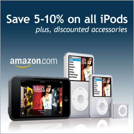 Save 5-10% on all iPod models