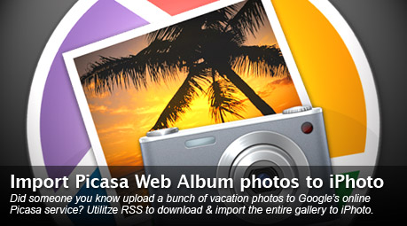 Import Picasa Web Albums to iPhoto