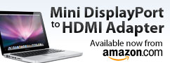Mini DisplayPort to HDMI adapter