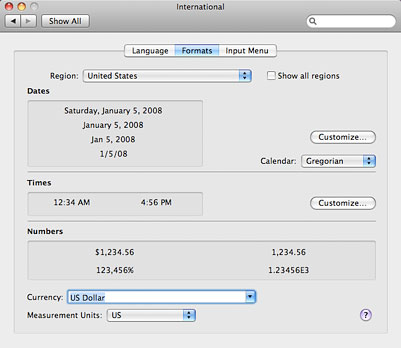 Modify the default clock in OS X's menu bar to show the full date