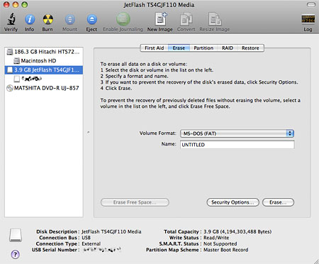 Reformat your USB flash drive to access its full storage capacity