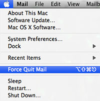 Force Quit programs in Mac OS X