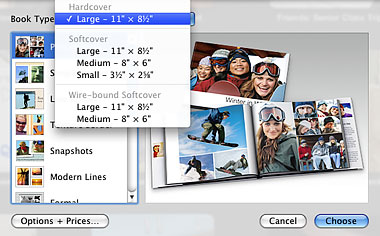 iPhoto print products