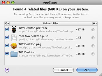 Completely erase all application files