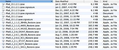 iPod Software Updates iPod Software Updates