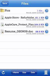iCatchall File Storage iCatchall