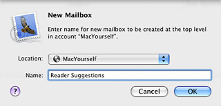 Setting up mailboxes in Apple Mail