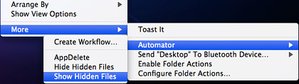 Show hidden files on Mac Show hidden files on Mac