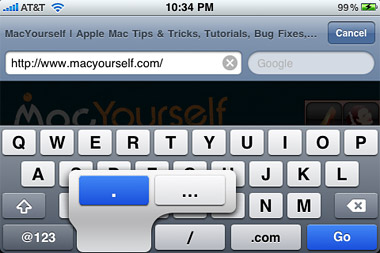 iPhone 3.0 – Keyboard advancements