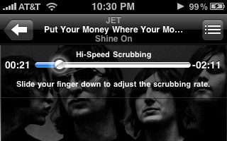 iPhone 3.0 – Scrub media at your own pace
