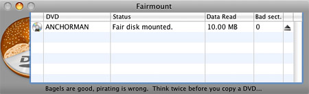 Back up DVDs on your Mac with Fairmount