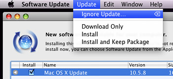 Ignore Mac Software Updates Ignore Mac Software Updates