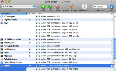 Little Snitch: Outgoing firewall for Mac