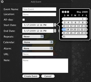 iDeskCal - Show iCal on Mac desktop iDeskCal - Show iCal on Mac desktop