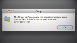 cant delete file mac error 36