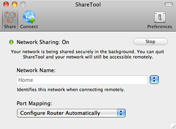 ShareTool - Remotely access your Mac home network