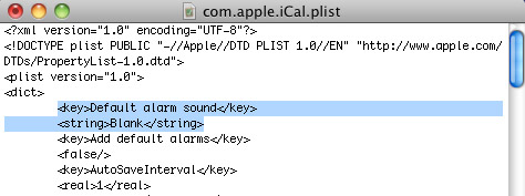 Change iCal default alarm sound Change iCal default alarm sound