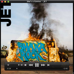Artwork music player in iTunes 10 Artwork music player in iTunes 10