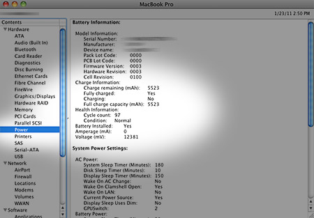 Check Mac battery condition