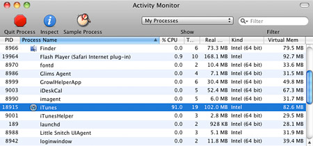 Pause a process in Mac OS X