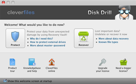 Disk Drill data recovery software for Mac