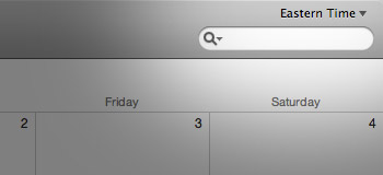 Change time zone in iCal