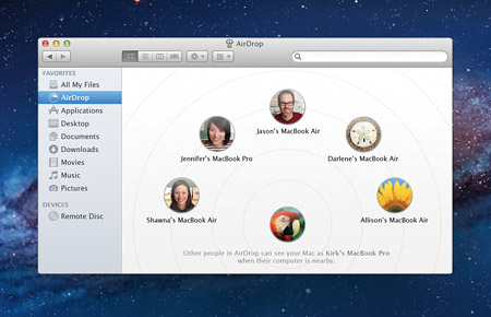 How to use AirDrop over Ethernet and on older Macs running Lion