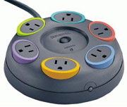 Kensington SmartSockets 6-Outlet Circular Surge Protector