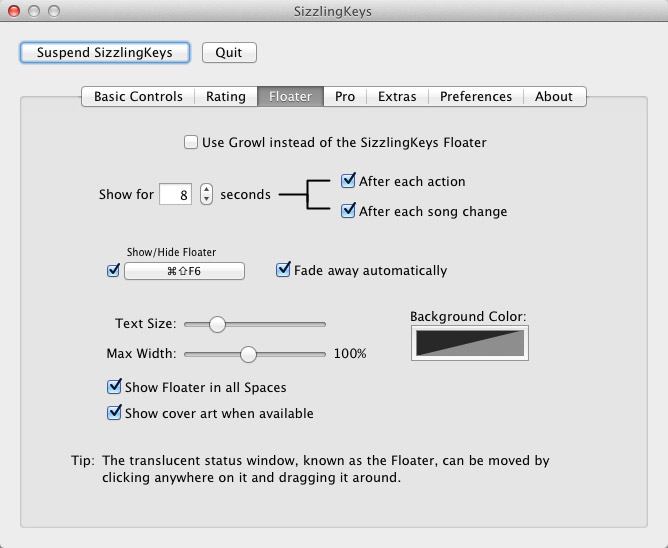 iTunes notifications with SizzlingKeys iTunes notifications with SizzlingKeys